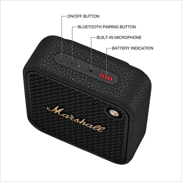 Marshall Willen II Portable Water Resistent Bluetooth Speaker