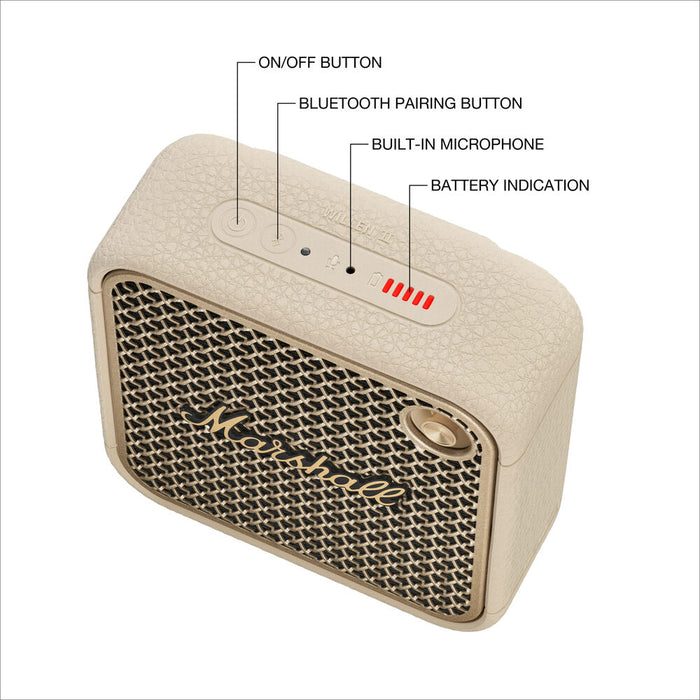 Marshall Willen II Portable Water Resistent Bluetooth Speaker