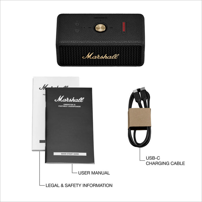 Marshall Emberton III Portable Bluetooth Speaker