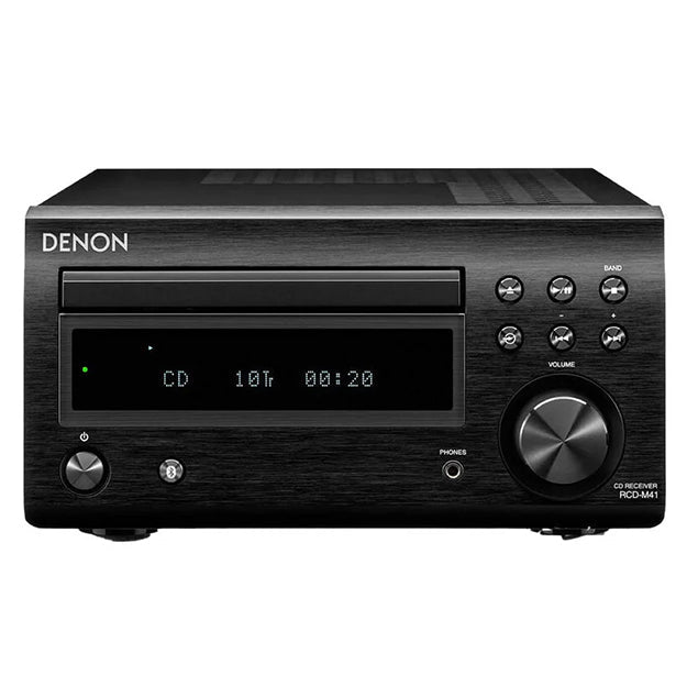 Denon D-M41 Mini HiFi System With CD, Bluetooth And FM Tuner - Black