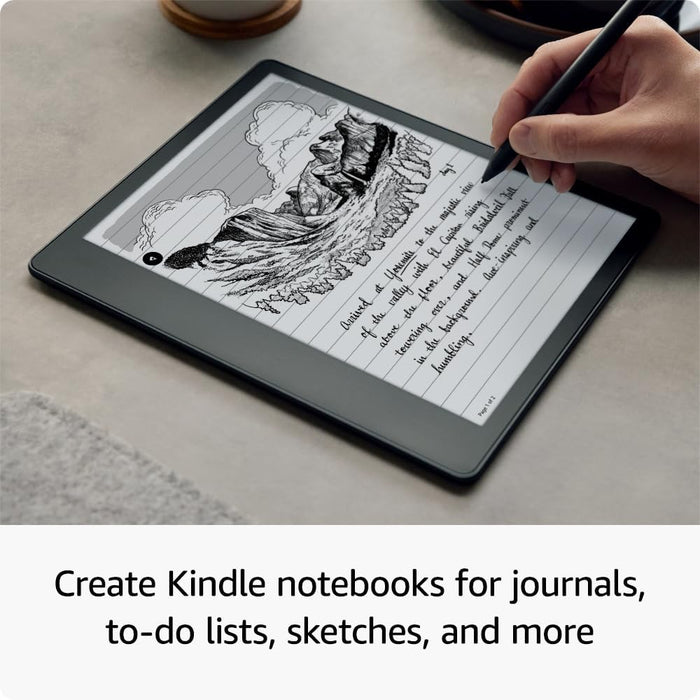 Amazon Kindle Scribe 10.2" Kindle & Notebook WiFi 16GB (Basic Pen) With Black Cover