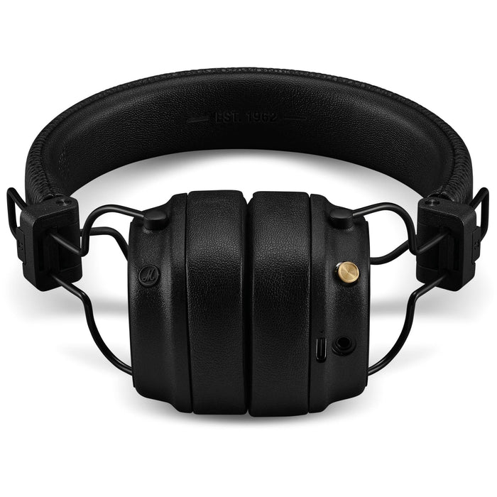 Marshall Major V Bluetooth Wireless On-Ear Headphones With Wireless Charging - Black