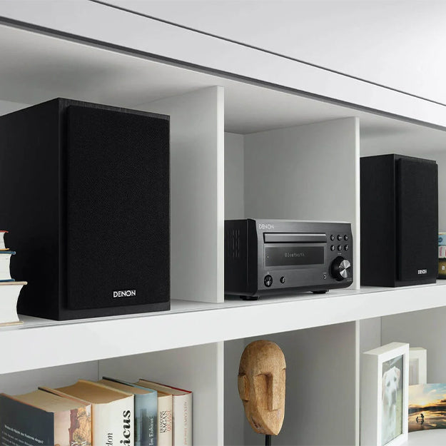 Denon D-M41 Mini HiFi System With CD, Bluetooth And FM Tuner - Black