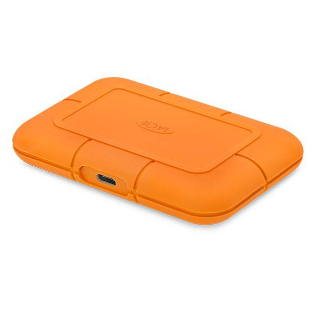 LaCie Rugged NVMe SSD USB-C Portable Hard Drive - Orange