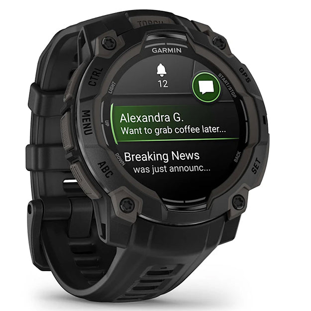 Garmin Instinct 3 Series 50mm Rugged GPS Adventure Watch (AMOLED)