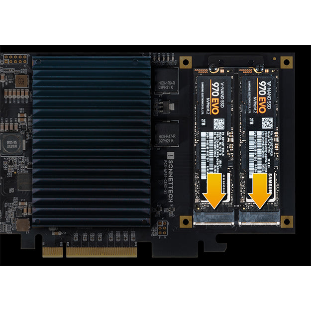 Sonnet McFiver (Dual M.2 NVMe SSD slots, 10GbE, Two 10Gbps USB-C ports)