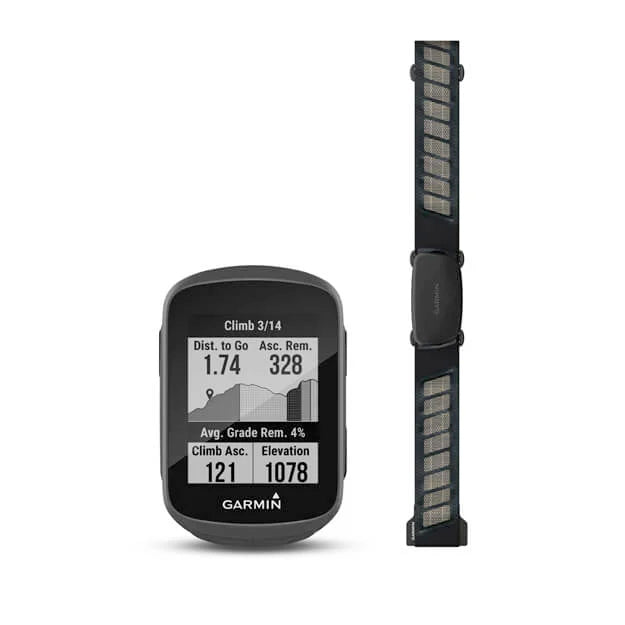 Garmin Edge 130 Plus HR Bundle - Black