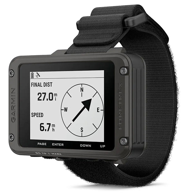 Garmin Foretrex 801 Wrist-Mounted GPS Navigator With Strap - Black