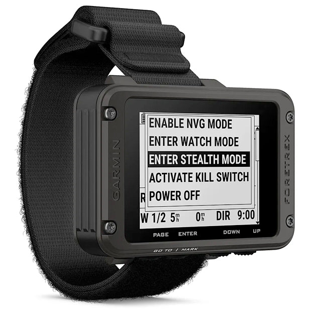 Garmin Foretrex 801 Wrist-Mounted GPS Navigator With Strap - Black