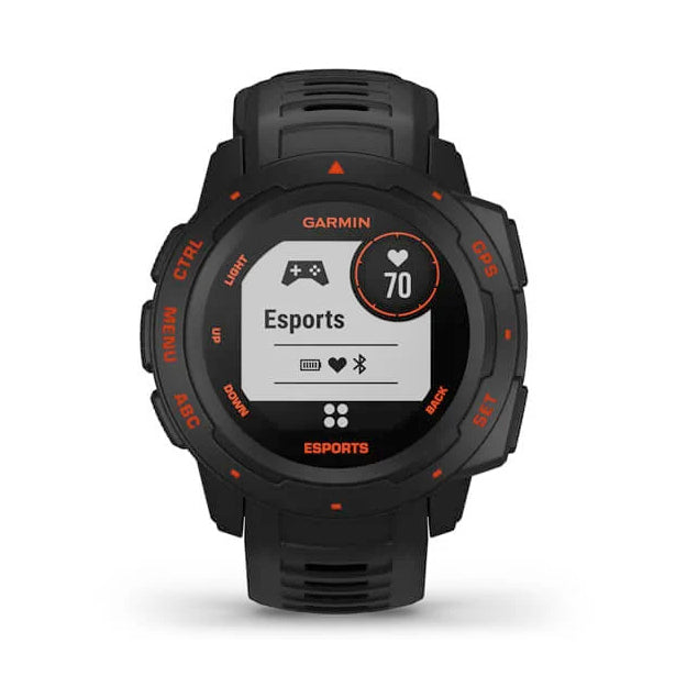 Garmin Instinct Rugged GPS Watch Esports Edition - Black Lava