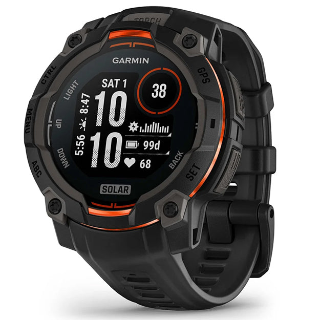 Garmin Instinct 3 Series 50mm Rugged GPS Adventure Watch (SOLAR)