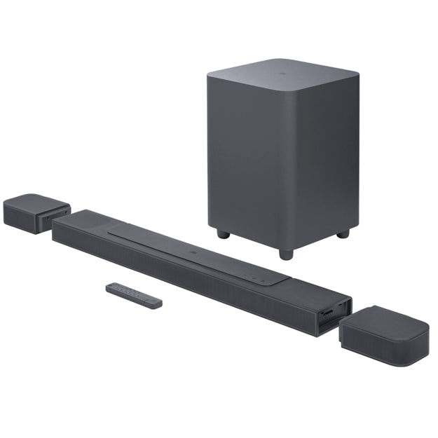 JBL Bar 1000 7.1.4-Channel Soundbar With Detachable Surround Speakers - Black