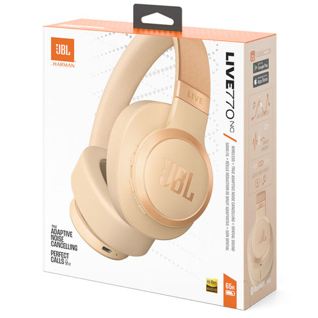 JBL Live 770NC Wireless Bluetooth Over-Ear Noise Cancelling Headphones