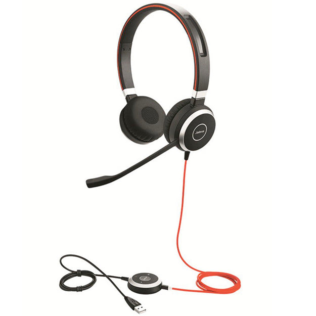 Jabra Evolve 40 USB Headset With Mic - Black