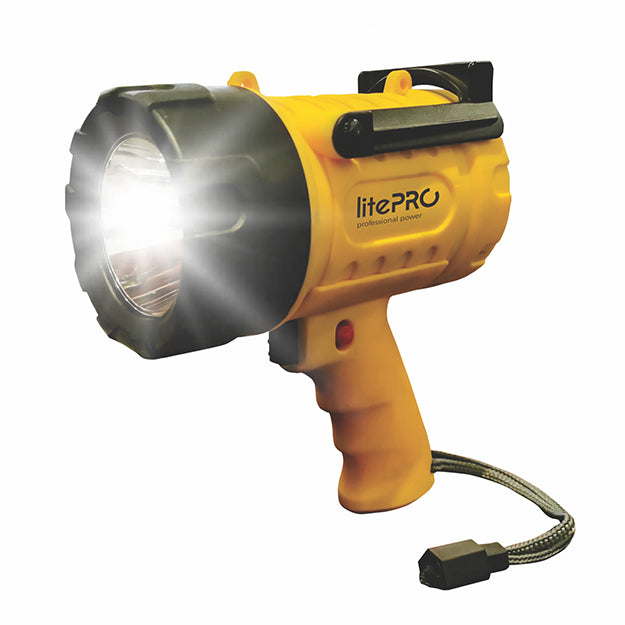 LitePro 10-Watt USB Rechargeable Spot Light 500 Lumens - Black