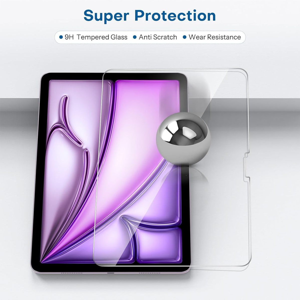 Moov Tempered Glass Screen Protector For iPad Air 13