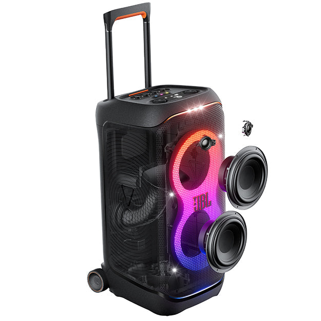 JBL PartyBox Stage 320 Portable Bluetooth Speaker + JBL Digital Microphones