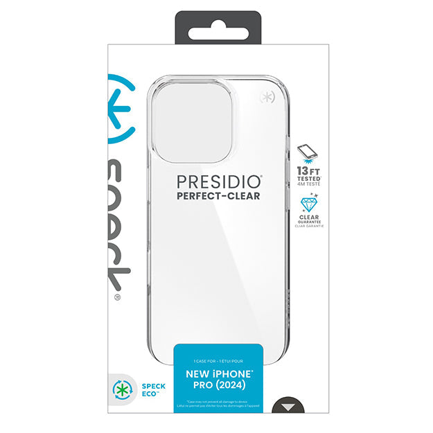 Speck Presidio Perfect Clear Case For iPhone 16 Pro – Clear