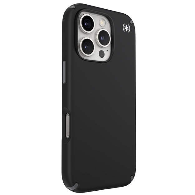 Speck Presidio2 Pro MagSafe Case For iPhone 16 Pro – Black & Slate Grey