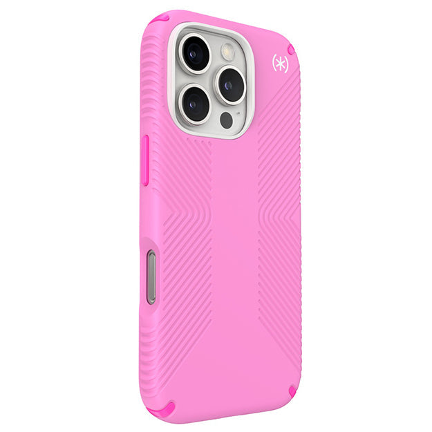 Speck Presidio2 Grip MagSafe Case For iPhone 16 Pro – True Pink & Shocking Pink