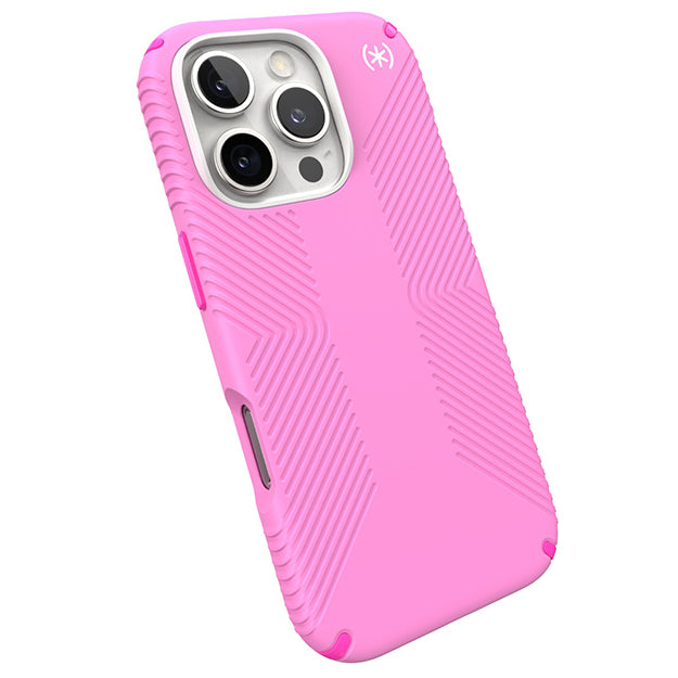 Speck Presidio2 Grip MagSafe Case For iPhone 16 Pro – True Pink & Shocking Pink