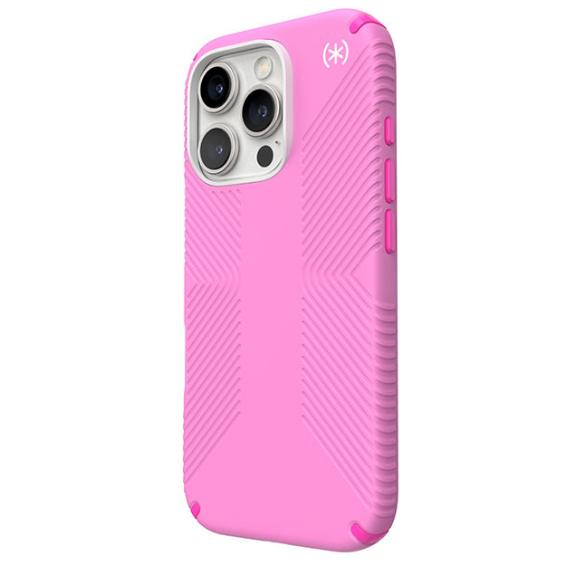 Speck Presidio2 Grip MagSafe Case For iPhone 16 Pro – True Pink & Shocking Pink