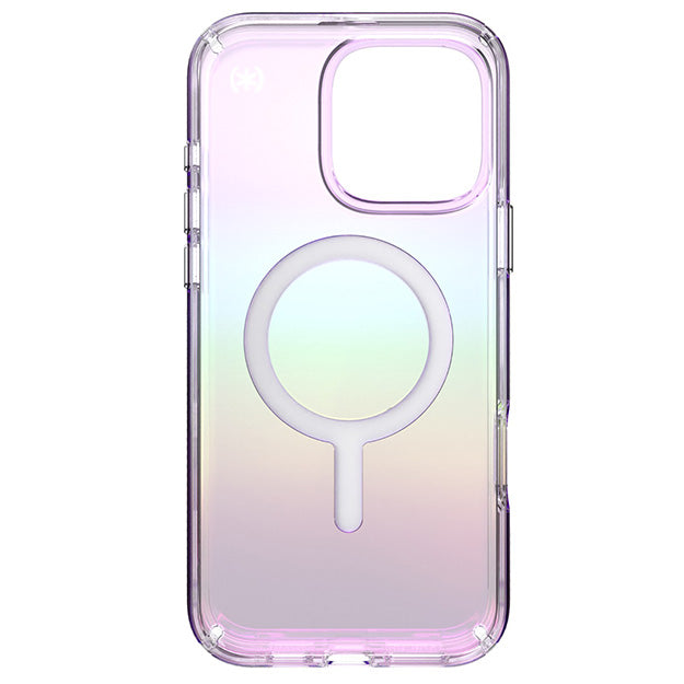 Speck Presidio Lux MagSafe Case For iPhone 16 Pro Max – Amazing Purple & Clear