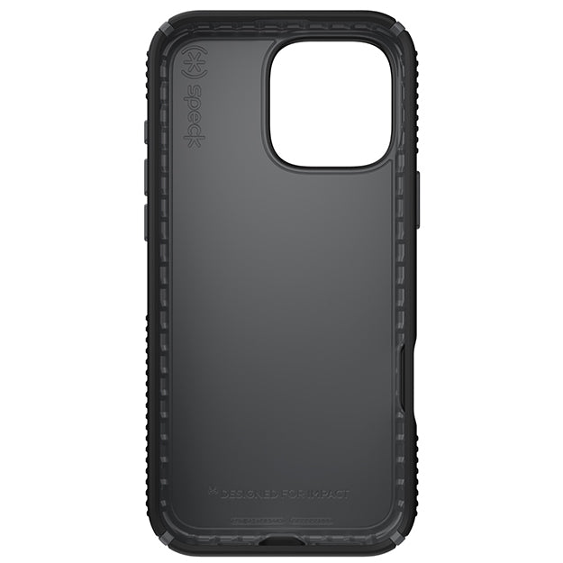 Speck Presidio2 Grip Case For iPhone 16 Pro Max – Black & Slate Grey