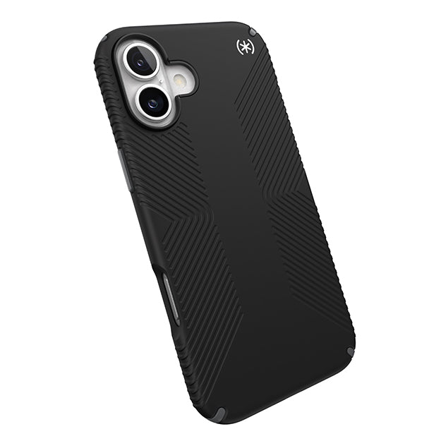 Speck Presidio2 Grip Case For iPhone 16 Plus – Black & Slate Grey