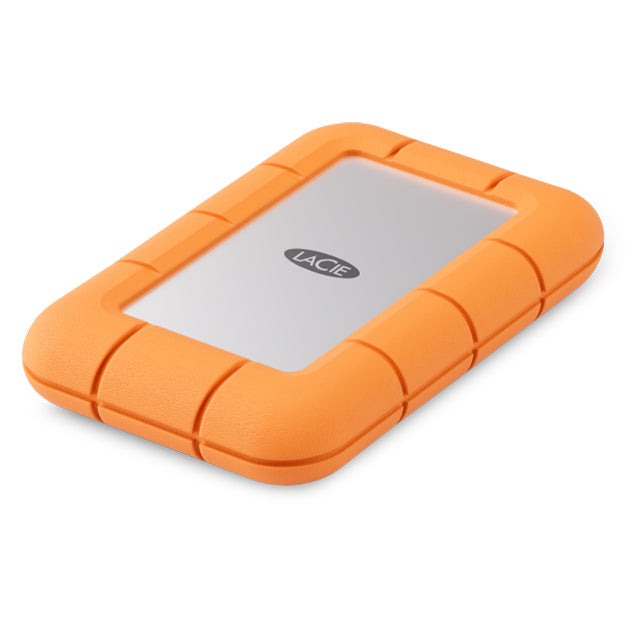 LaCie Rugged Mini SSD Portable Hard Drive USB-C - Orange