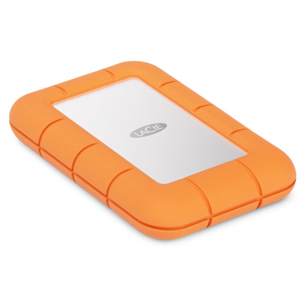 LaCie Rugged Mini SSD Portable Hard Drive USB-C - Orange