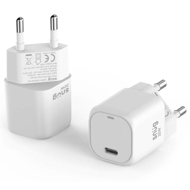 Snug 1 Port USB-C PD 20W Mini Wall Charger