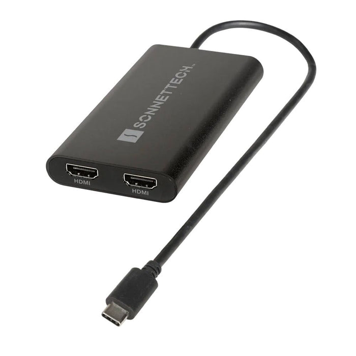 Sonnet USB-C To Dual 4K 60Hz HDMI Adapter (With PD Passthrough) - Black