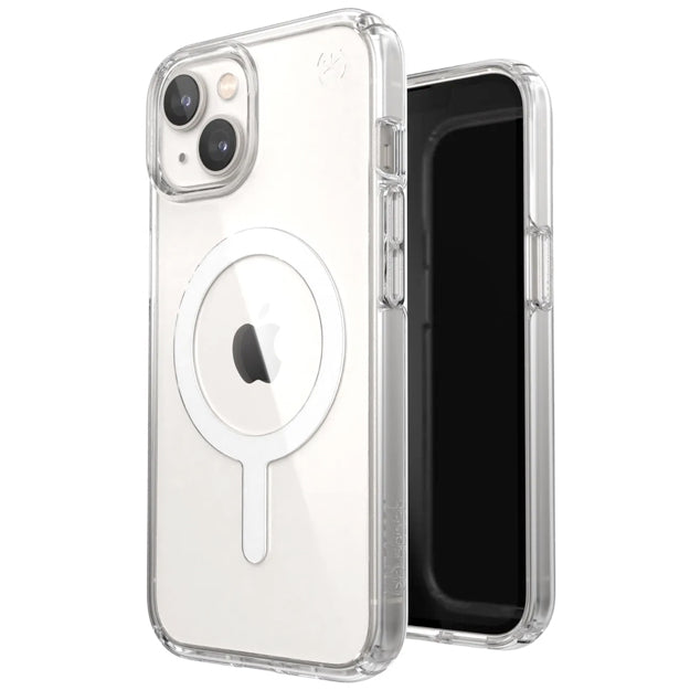 Speck Presidio Perfect Clear Case With MagSafe For iPhone 14 Series - Clear