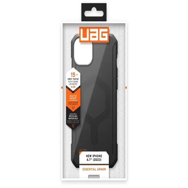 UAG Essential Armor MagSafe Case For iPhone 15 Plus - Black