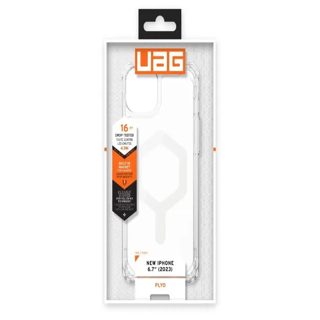 UAG Plyo MagSafe Case For iPhone 15 Plus - Ice White