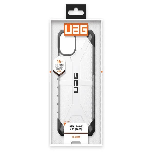 UAG Plasma Case For iPhone 15 Plus - Ice