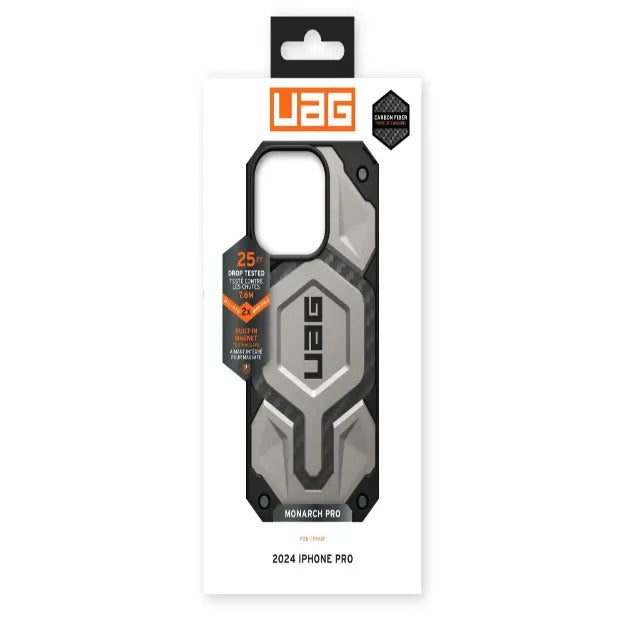 UAG Monarch Pro MagSafe Case For iPhone 16 PRO – Titanium