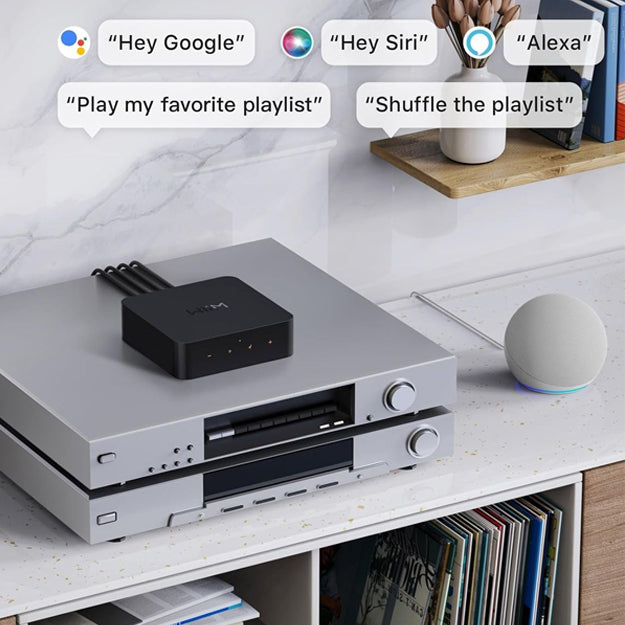 WiiM Pro Plus AirPlay 2 Receiver & Multiroom WiFi Music Streamer - Black
