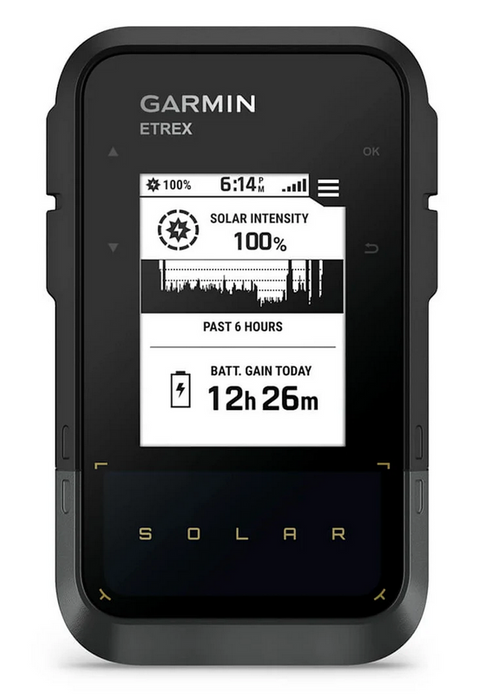 Garmin eTrex Solar Powered GPS Handheld Navigator - Black