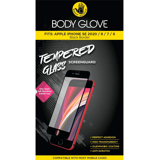 Body Glove Tempered Glass Screen Protector For iPhone 6/7/8 & SE