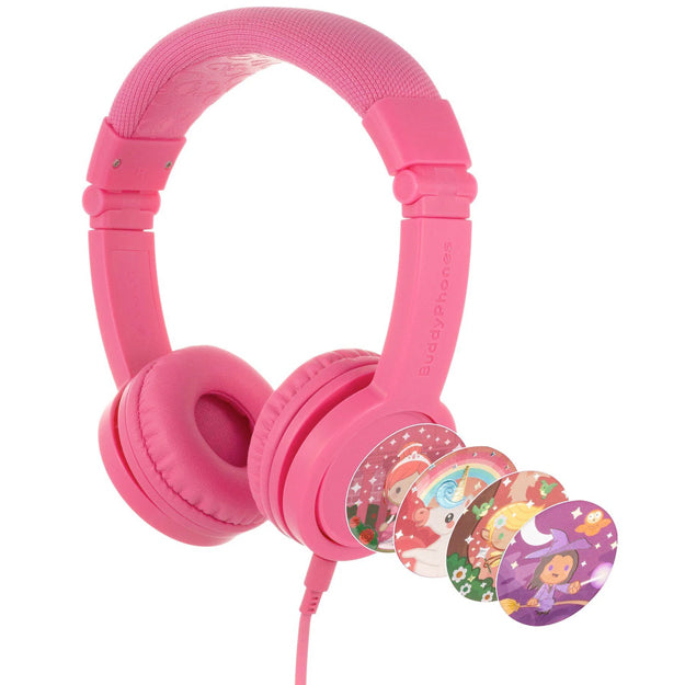 BuddyPhones Explore+ Kids Wired Headphones With Mic