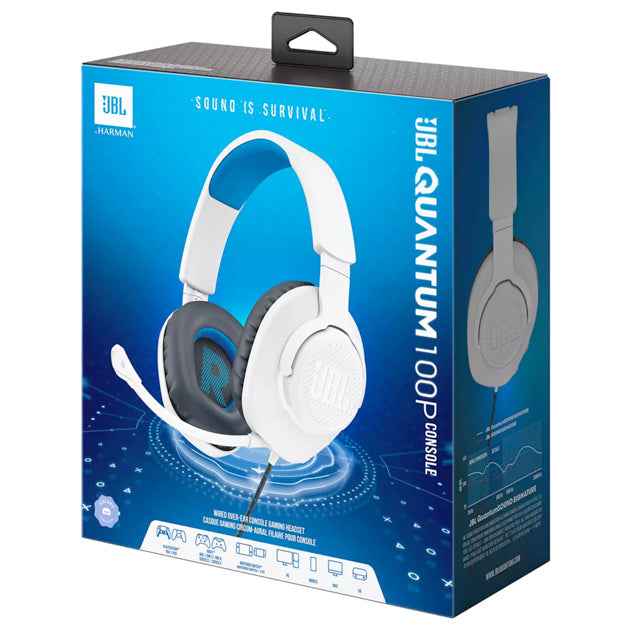 JBL Quantum 100P Console Wired Over-Ear Gaming Headset With Detachable —  Macnificent