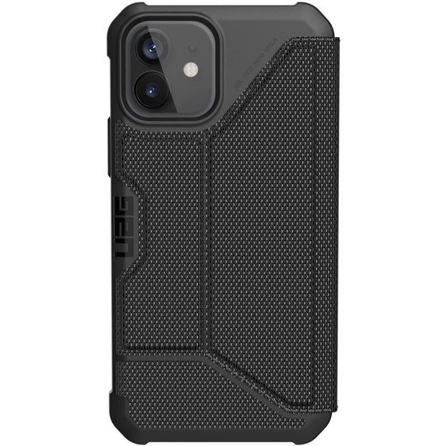 UAG Metropolis Case For iPhone 12 & iPhone 12 Pro - Armortex Fibr Black